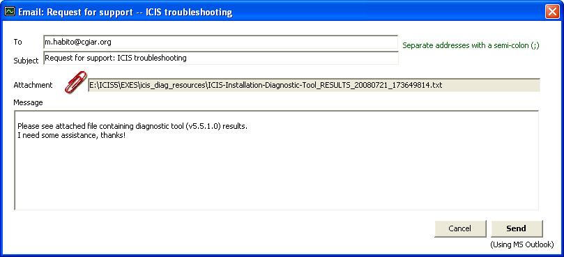 Image: Icisdiag5.5.1 emailresults.JPG